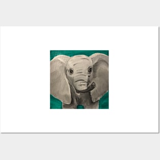 Playful Elephant Posters and Art